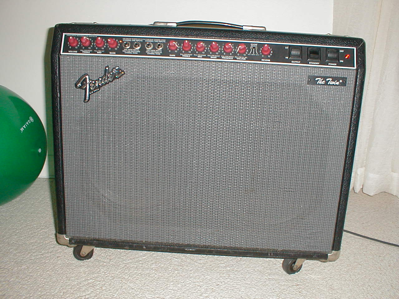 Pciture of Fender Red-knob Twin Amplifier