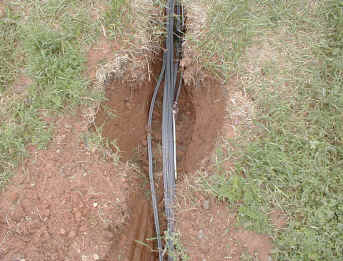 Picture of Rotor Cables in Trench